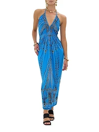 Archival Gathered Jersey Dress