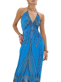 Archival Gathered Jersey Dress