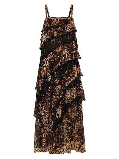 Era Of Empire Silk & Lace Dress