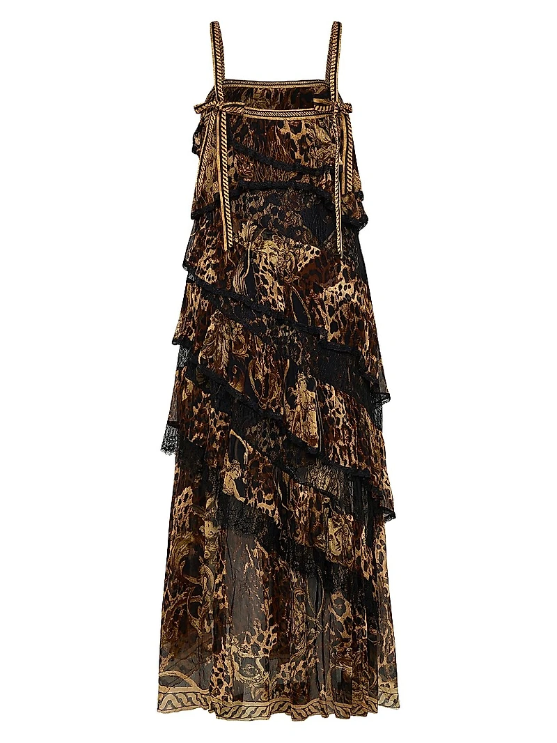 Era Of Empire Silk & Lace Dress