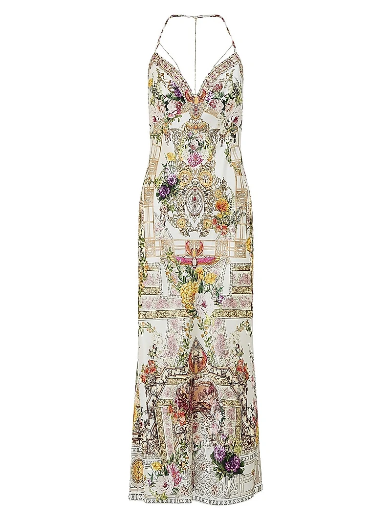 Egyptian Chain & Silk Slipdress