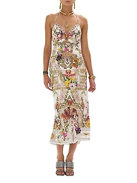 Egyptian Chain & Silk Slipdress