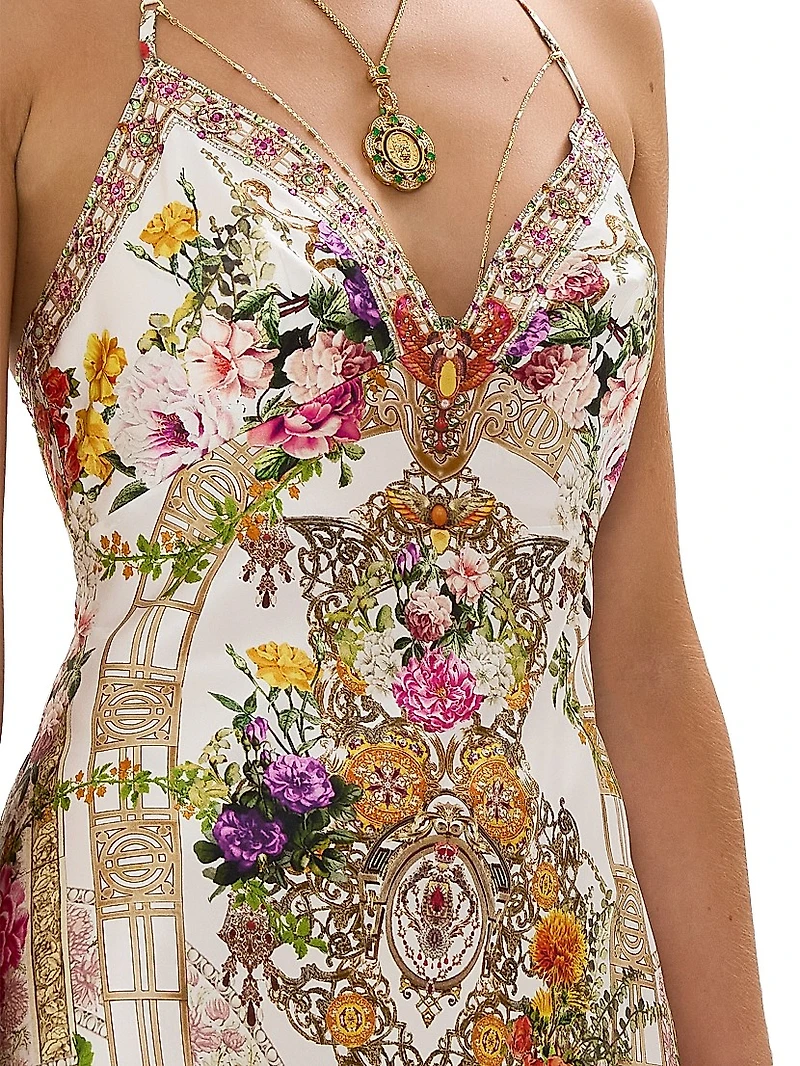 Egyptian Chain & Silk Slipdress