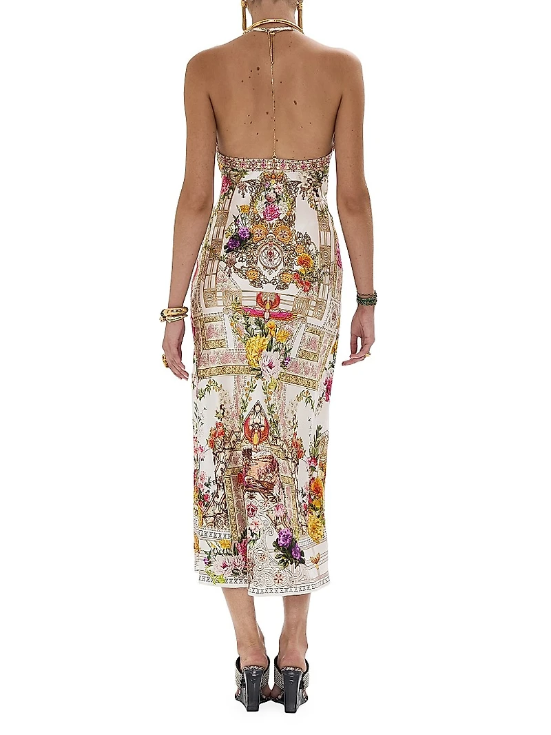 Egyptian Chain & Silk Slipdress