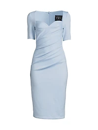 Amandalee Draped Cocktail Dress