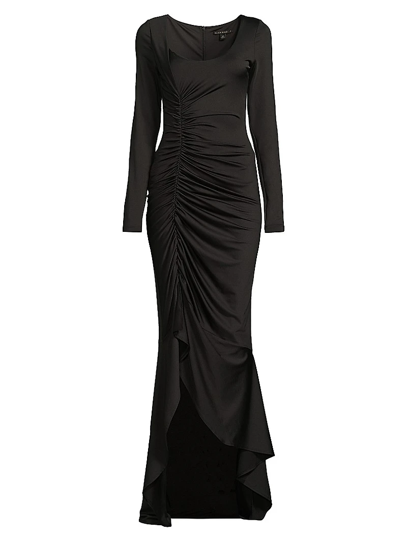 Atlanta Ruched Jersey Maxi Dress