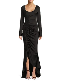 Atlanta Ruched Jersey Maxi Dress