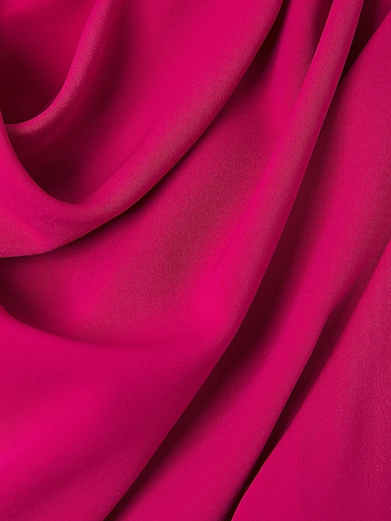 Russel Draped Tie-Waist Minidress