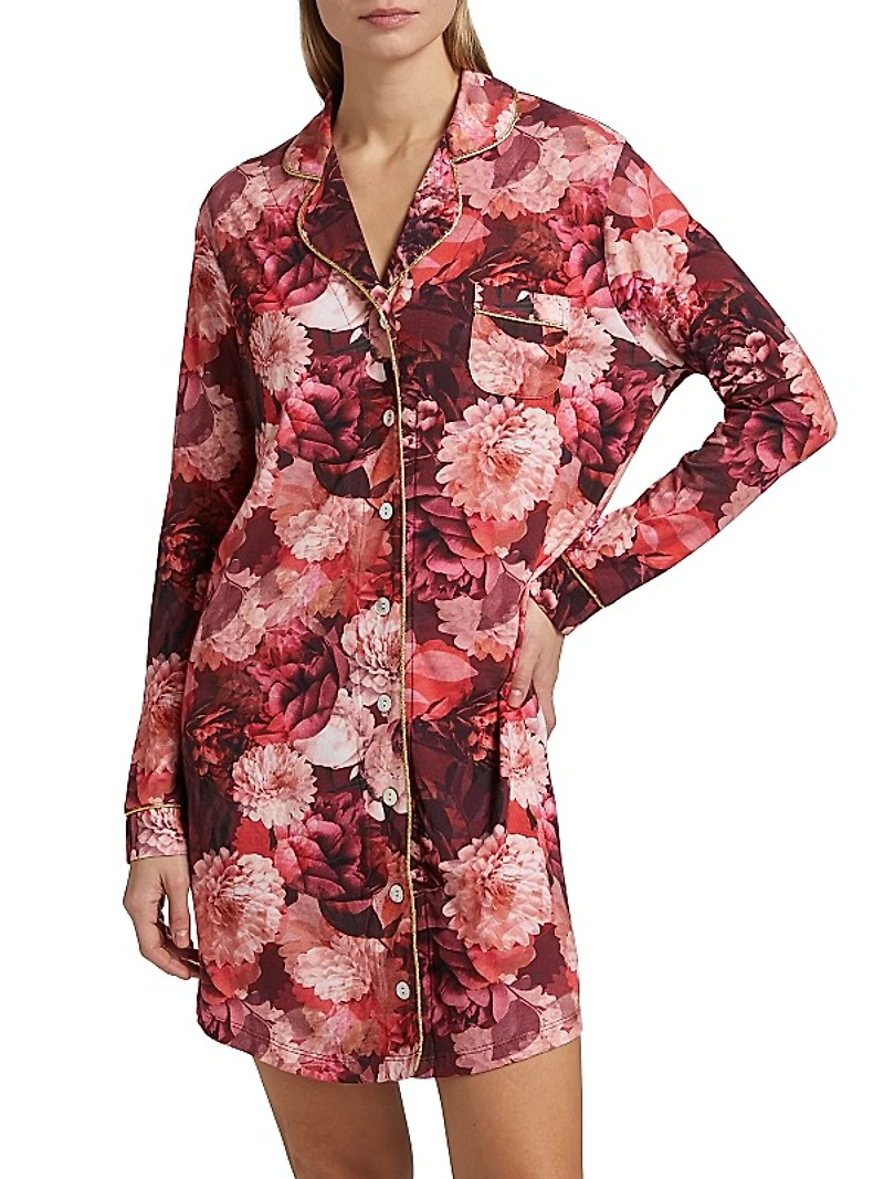 The Neena Floral Pajama Shirt