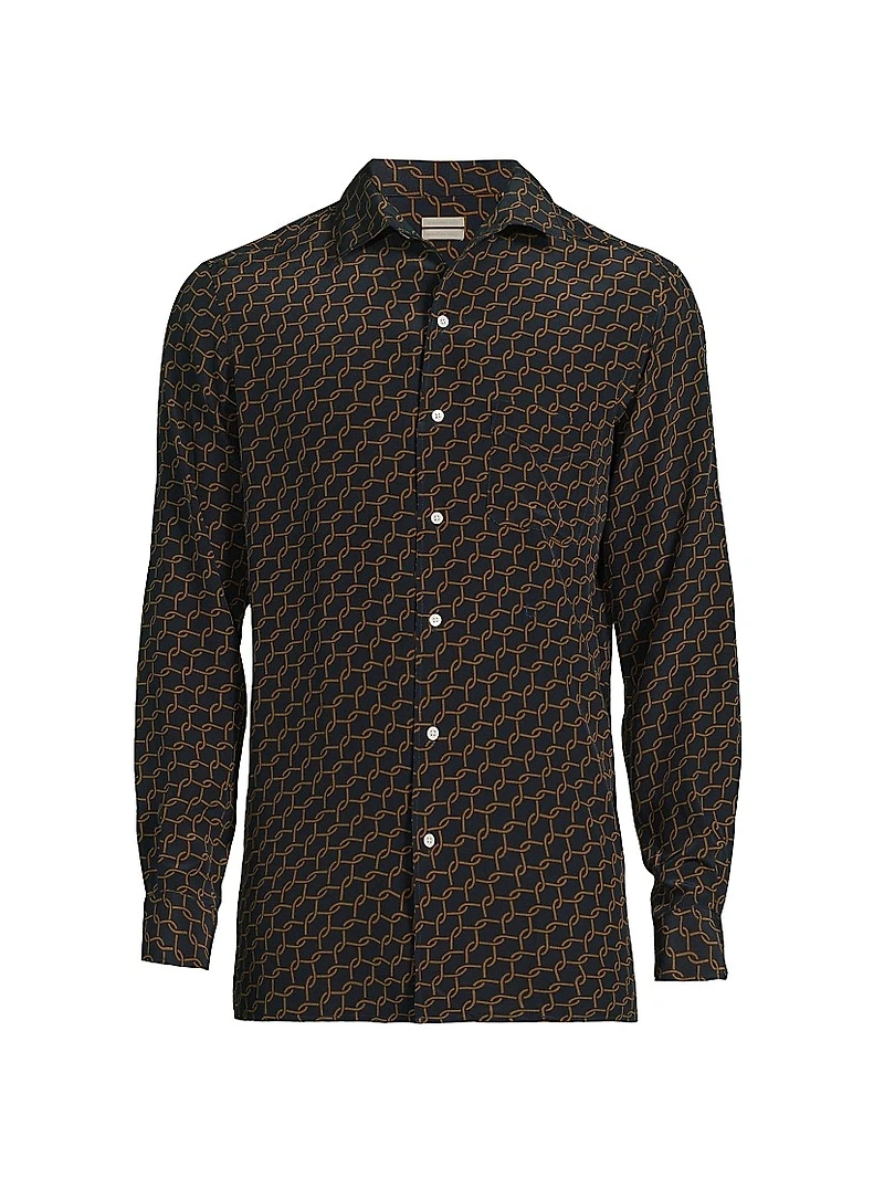 Chainlink Silk Shirt