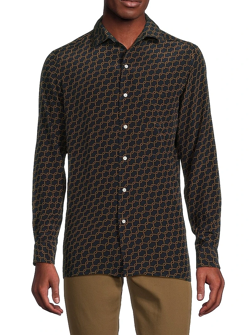 Chainlink Silk Shirt