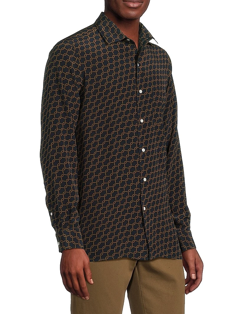 Chainlink Silk Shirt