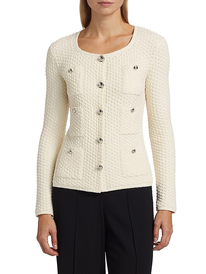 Textured Knit Cardigan