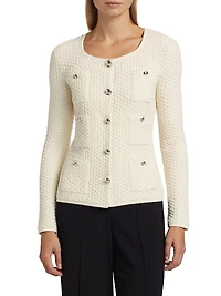 Textured Knit Cardigan