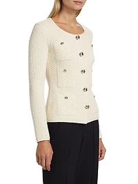 Textured Knit Cardigan