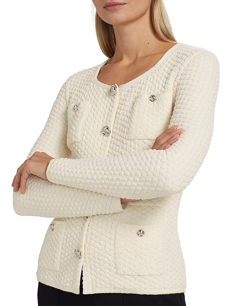 Textured Knit Cardigan