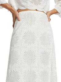 Voile Ankle-Length Skirt