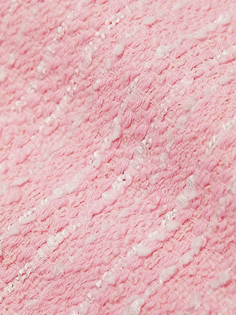 Bouclé A-Line Miniskirt