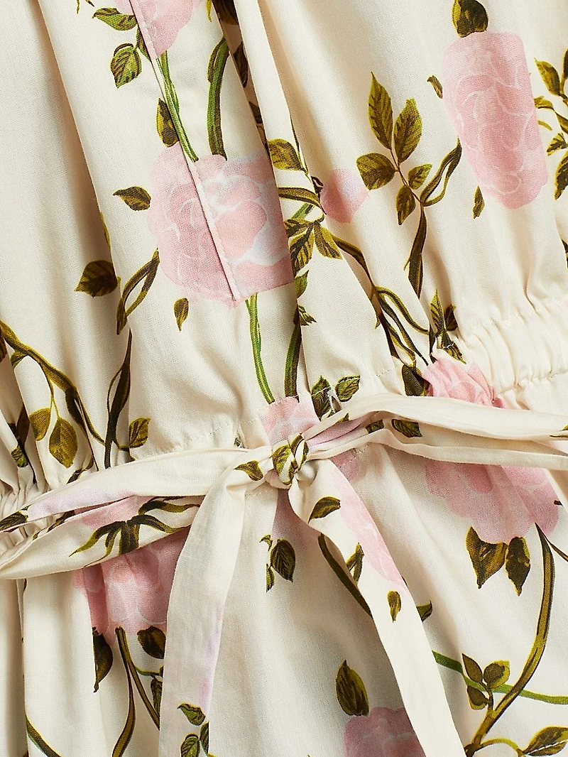 Floral Cotton Poplin Blouse