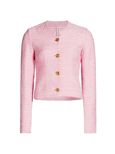 Cotton-Blend Bouclé Jacket