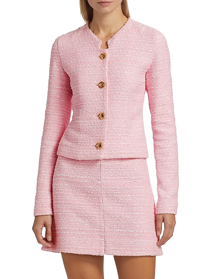 Cotton-Blend Bouclé Jacket