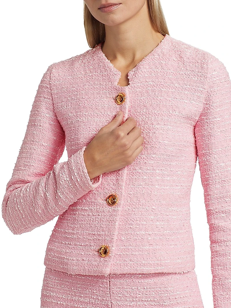 Cotton-Blend Bouclé Jacket
