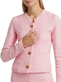 Cotton-Blend Bouclé Jacket