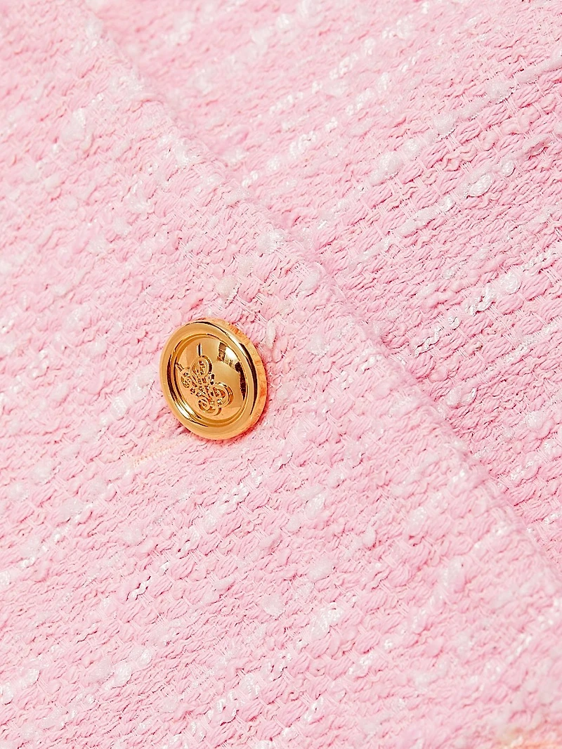 Cotton-Blend Bouclé Jacket