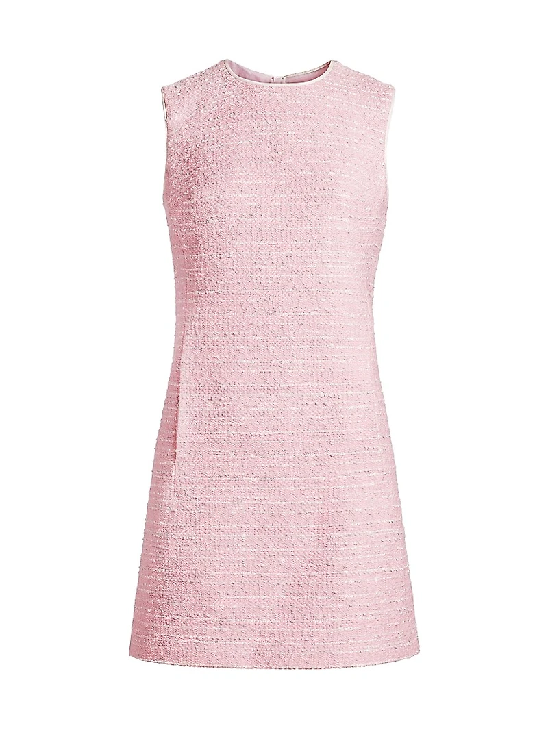 Bouclé Shift Minidress