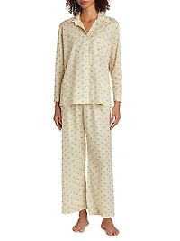 Long Horn Cotton Pajamas