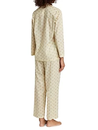 Long Horn Cotton Pajamas