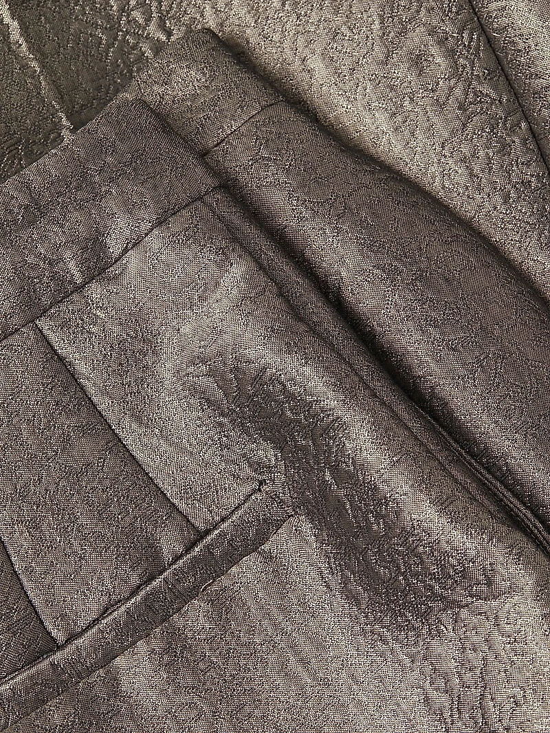 Metallic Jacquard Trousers