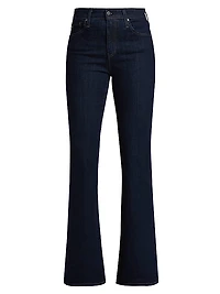 Farrah High-Rise Stretch Flared Jeans
