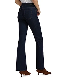 Farrah High-Rise Stretch Flared Jeans