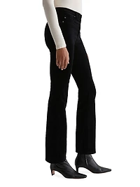 Farrah Velvet High-Rise Flared Jeans