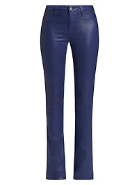 Selma Coated Denim Bootcut Jeans