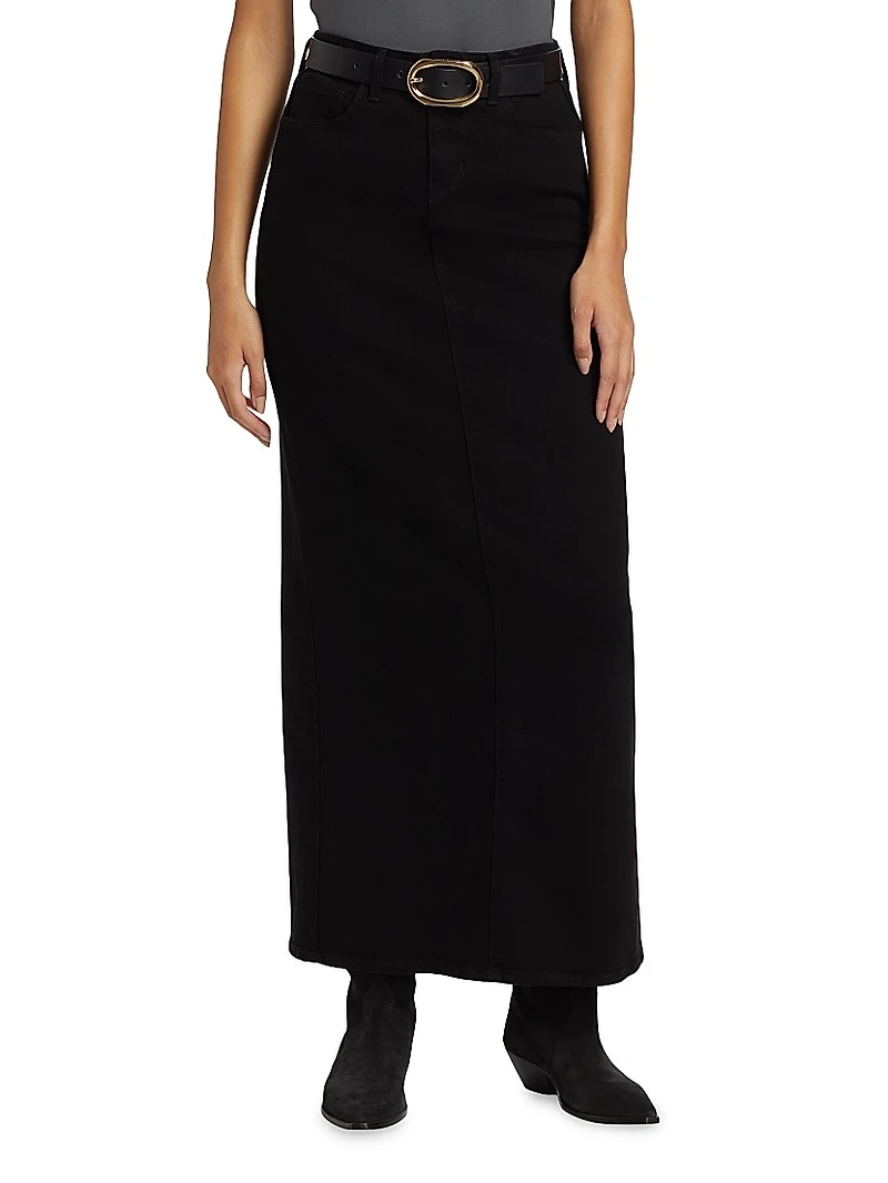 Miriam Denim Maxi-Skirt