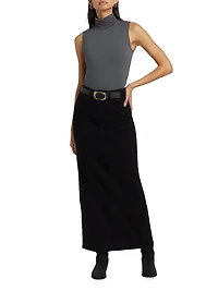 Miriam Denim Maxi-Skirt