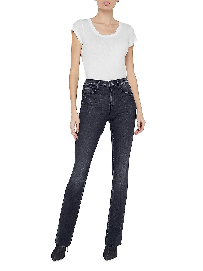 Ruth High-Rise Straight-Leg Jeans