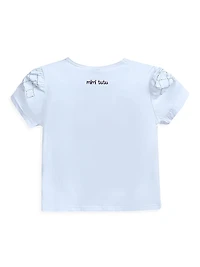 Little Girl's & Flora Flowers Skirt Outfit