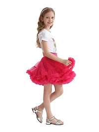 Little Girl's & Flora Flowers Skirt Outfit