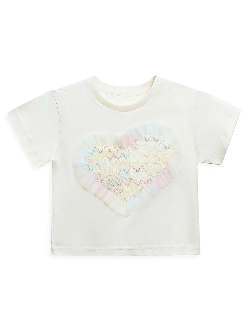 Little Girl's & Briona Heart Skirt Outfit