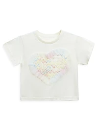 Little Girl's & Briona Heart Skirt Outfit