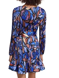 Liv Dream Rose Pleated Dress