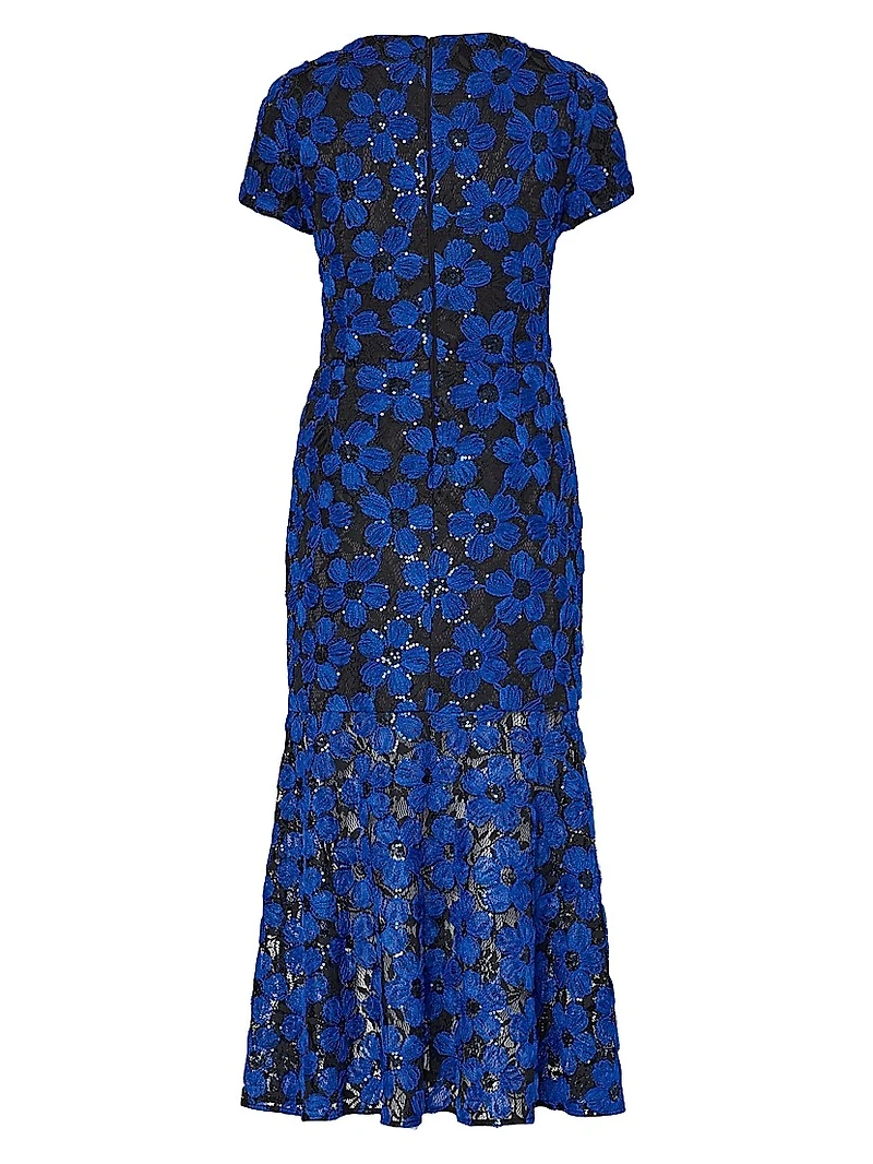 Tahlia Embroidered Mesh & Tulle Dress