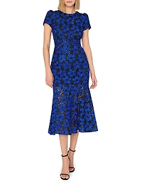 Tahlia Embroidered Mesh & Tulle Dress