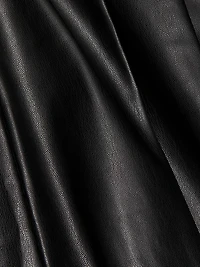 Jolene Eyelet Embroidered Faux Leather Skirt