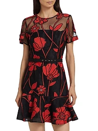 Rosie Grand Fleur Embroidered Dress