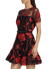 Rosie Grand Fleur Embroidered Dress