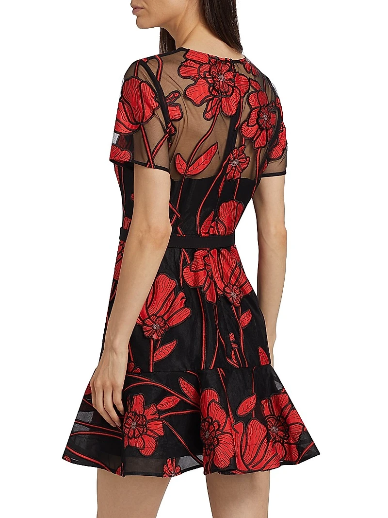 Rosie Grand Fleur Embroidered Dress